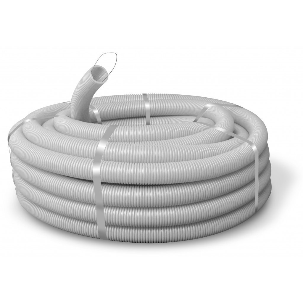 Труба гибкая двустенная для кабельной канализации D=90мм черный (50м) без протяжки